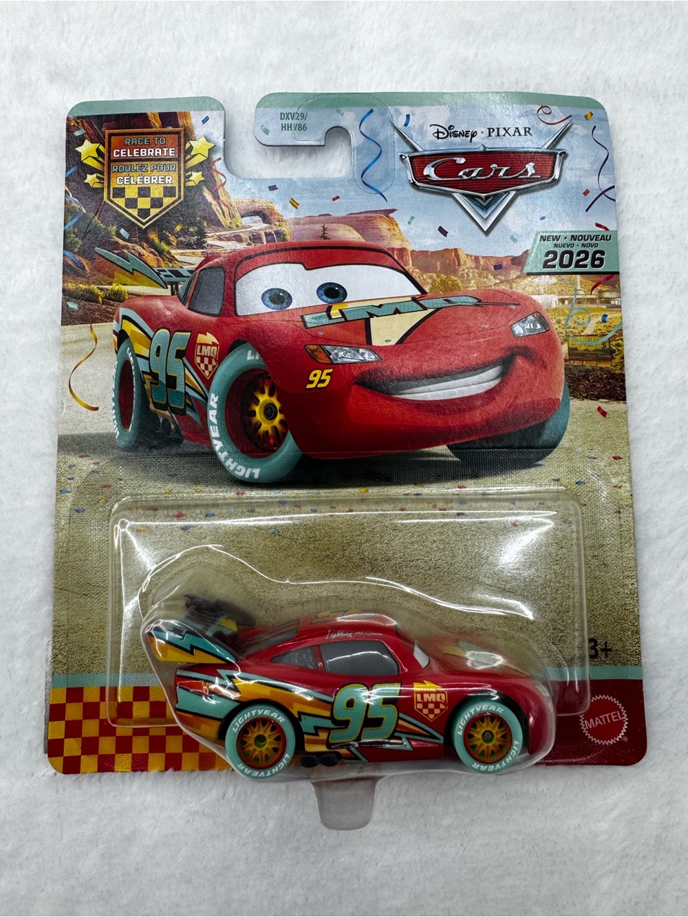 2026 Race To Celebrate Lightning McQueen Disney Pixar Cars 20th Anniversary 1:55